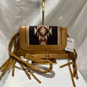NWT Myra Bag DESERT BONEFIRE CROSSBODY BAG IN OCHRE BROWN